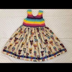 Size 6 excellent condition LOL dolls girls dress